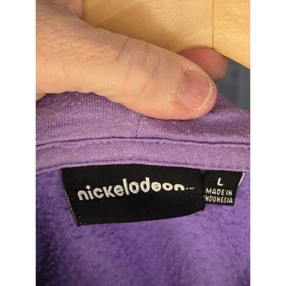 Nickelodeon Sponge Bob Hoodie Women Large Purple Pockets - Picture 6 of 8